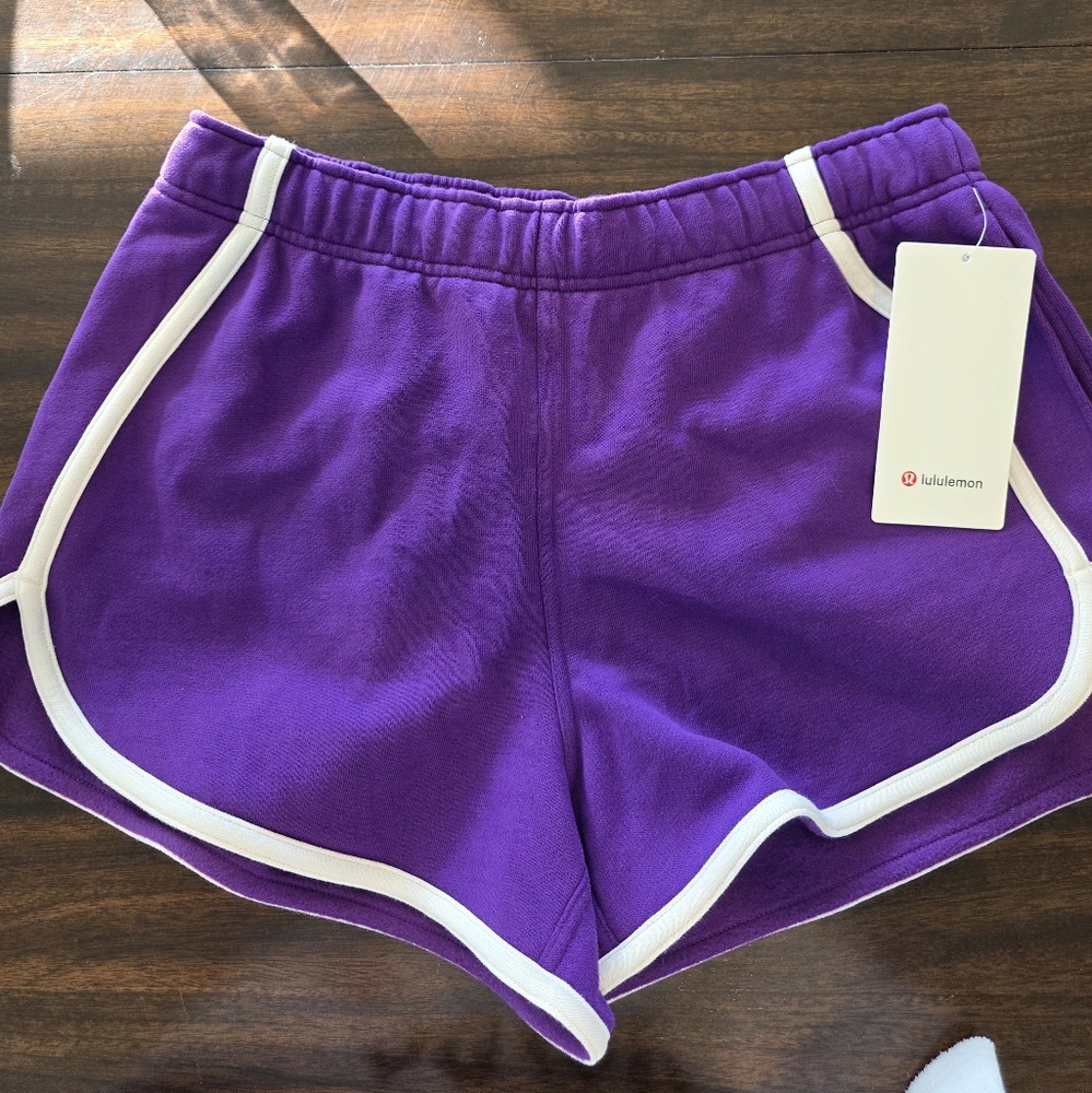 lululemon athletica Vibrant Purple Athletic Shorts